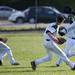 Huron D.J. Haynes catches a ball during the second game against Pioneer on Monday, May 13. Daniel Brenner I AnnArbor.com